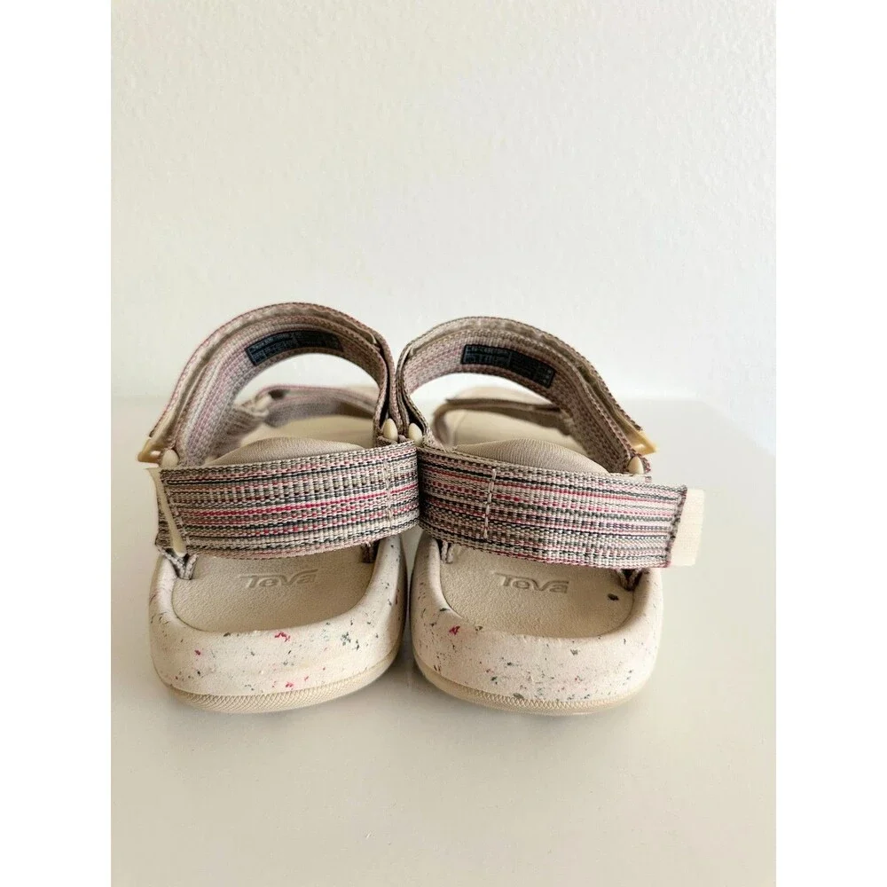 Teva X Stance Hurricane XLT2 Ivory Sport Hiking Water Sandals Camping Men's 7